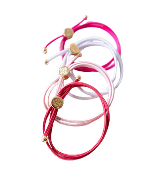 Smith & Co. Skinny Hair Tie Pink Set