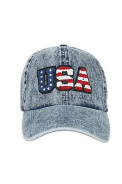 Monkee's Jewelry And Acc " USA " Baseball Cap