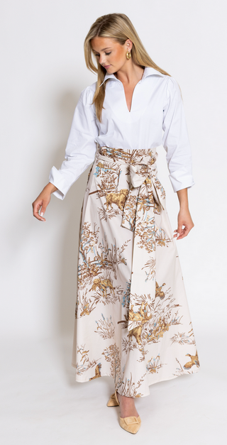 House of MBR Classic White Lana Relaxed Shirt