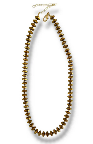 Smith & Co. Acacia Necklace in Dark Gold
