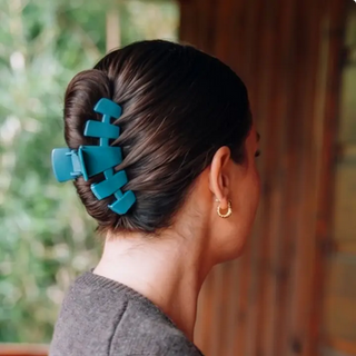 Teleties Classic Teal with It Large Claw Clip