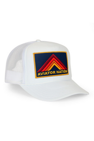 Aviator Nation Mountain Stripe Vintage Trucker Hat