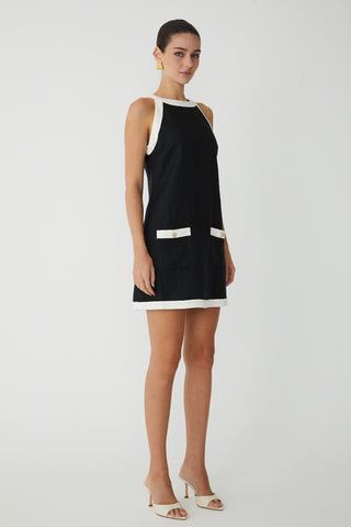JS71 Tenney Dress in Black & White