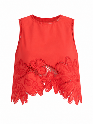 Lucy Paris Kayla Eyelet Top