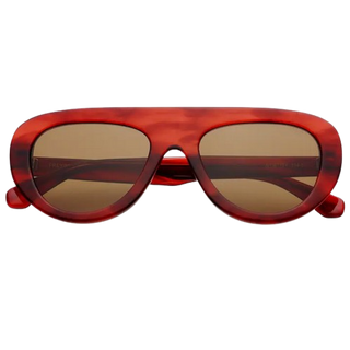 Freyrs Jetsetter Acetate Unisex Aviator Sunglasses in Merlot