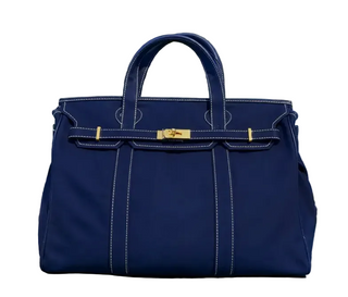 Monkee Collection Canvas "Boatkin" Boat Bag - Royal Blue
