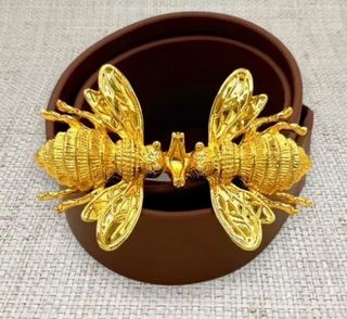 Garland Smooching Bees Belt Buckle
