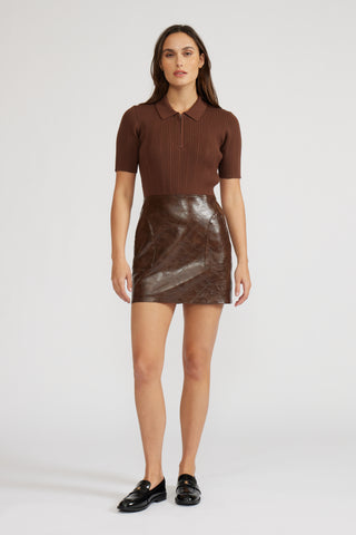 Lucy Paris Kiko Mixed Media Dress