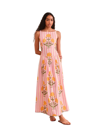 Saylor Kearney Dress in Pink Multi