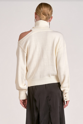 Elan Open Shoulder Sweater