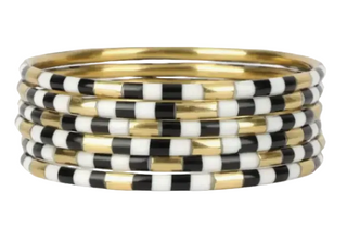Budhagirl Black Veda Bangles - Set Of - Black