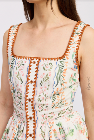 En Saison Alaia Scarf Mini Dress