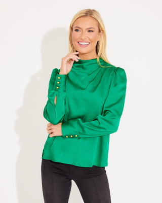 Alden Adair Scarlett Top in Malachite