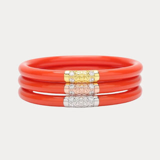 BuDhaGirl THREE KINGS ALL WEATHER MULTIPLE COLORS BANGLES (SET OF 3)-