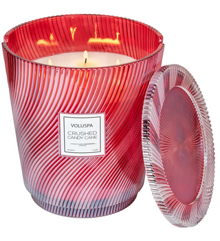 VOLUSPA CRUSHED CANDY CANE 5 WICK HEARTH / In Store only