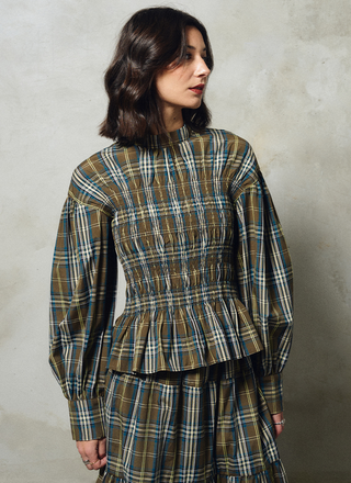 Molly Bracken Us Young Ladies Plaid Woven Top