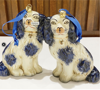 Antiqued  Staffordshire Ornament