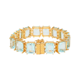 Budhagirl Dahlia Bracelet / Aquamarine