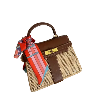 Zh Leather Bags Mini K Picnic - Vimini - Cognac