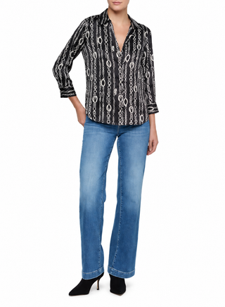 L'Agence Dani 3/4 Sleeve Blouse