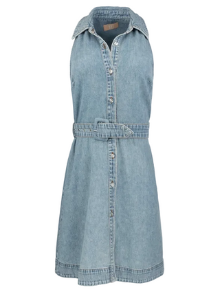Kut Eileen - Halter Denim Dress W/Belt