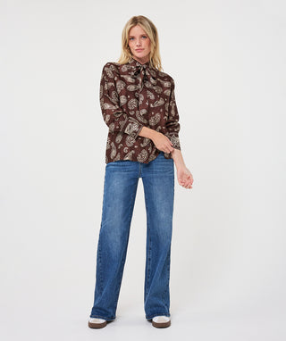 Esqualo Leopard Print Blouse