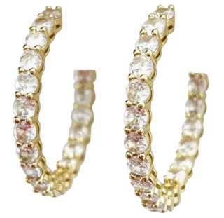 Gemelli Pooler Hoop- Gold