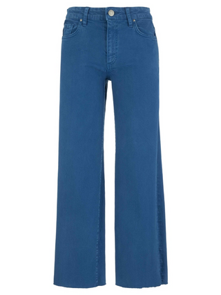 Kut Charlotte High Rise Wide Leg With Raw Hem