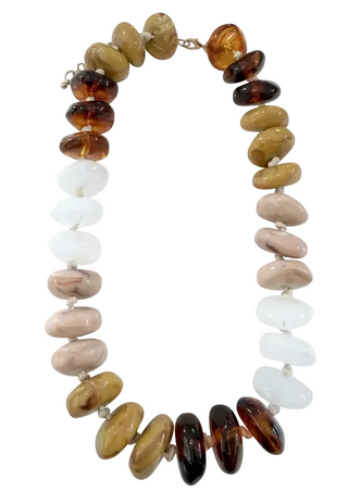 Gemelli Delray Chunky Beaded Necklace/ Multiple Colors