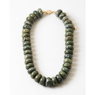 Olive Resin Necklace