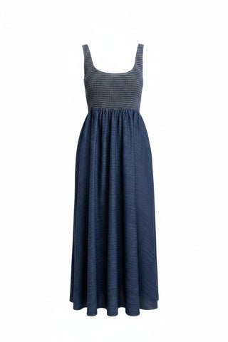 Karlie Denim Smock Tank Dress