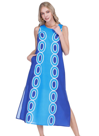 Jade Navy Column Dress