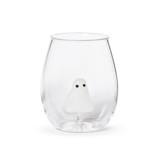 Two's Company Here for the Boos Ghost Stemless Wine Glass