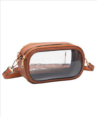 Monkee's Jewelry and ACC Rectangle Clear Crossbody