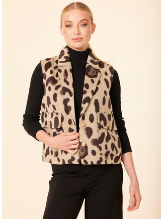 Dolce Cabo Leopard Vest
