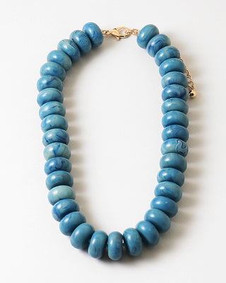 Washed Denim Necklace