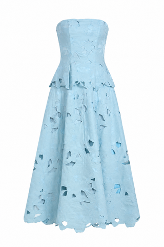 Saylor Clarke Lily Embroidery Midi Dress