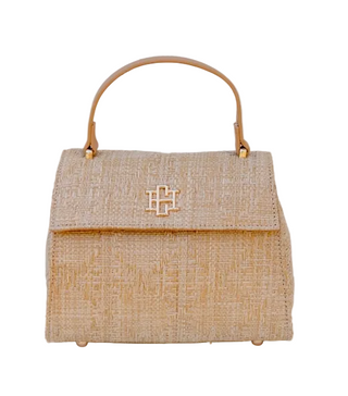 Caroline Hill Vivienne Handbag Straw Lattice