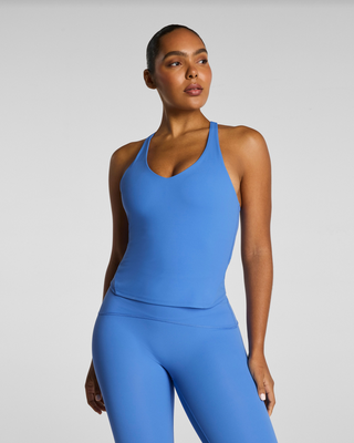 Spanx Get Moving V-neck Shelf Tank