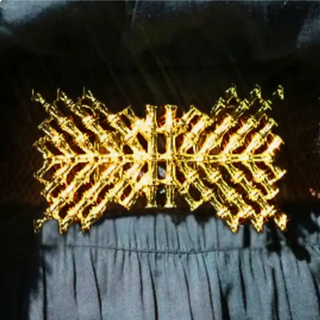 Garland Crisscross Bamboo Interchangeable Belt Buckle