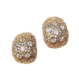 St. Armands Designs Pave Crystal Gumdrop Holiday Statement Earrings
