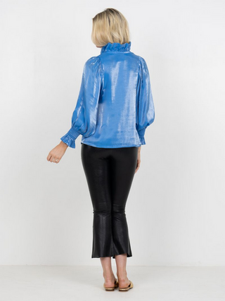 Emily McCarthy Charlotte Top In Sapphire
