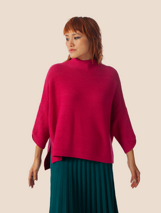 Kerisma Boho Sweater / Fuschia