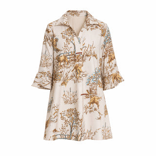 House of MBR Maple Field & Feather Ruthie Shirt Dress Short