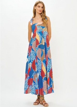 oliphant dress Harper Dress in Sconset Blue main image 1