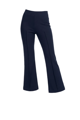 Jade Navy Ponte Knit Pant