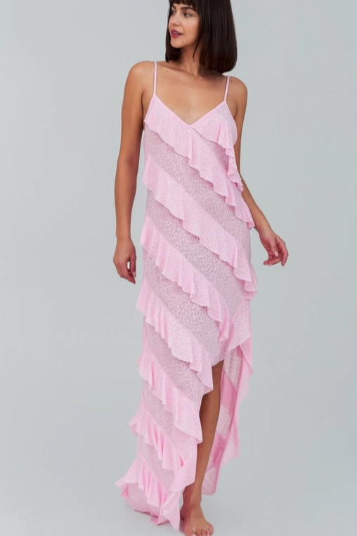 Pitusa Mermaid Asymmetric Ruffle Dress / 2 Color Options Monkee's of Myrtle Beach Pitusa Mermaid Asymmetric Ruffle Dress / 2 Color Options Monkee's of Myrtle Beach