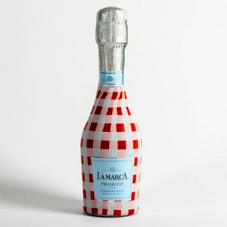 Beau Bottles Beau Bottles Red and White Gingham - Mini La Marca Edition - Six Pack