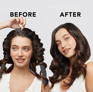 Kitsch Satin Heatless Curling Set /  Charcoal