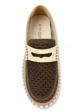 Ilse Jacobsen Tulip Penny Loafer Tone on Tone